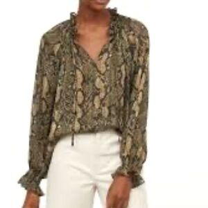 Animal Print Blouse